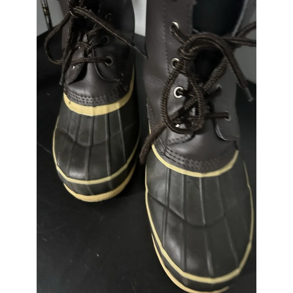 Totes Waterproof Duck Boots Mens Leather Upper Thermolite Size 11